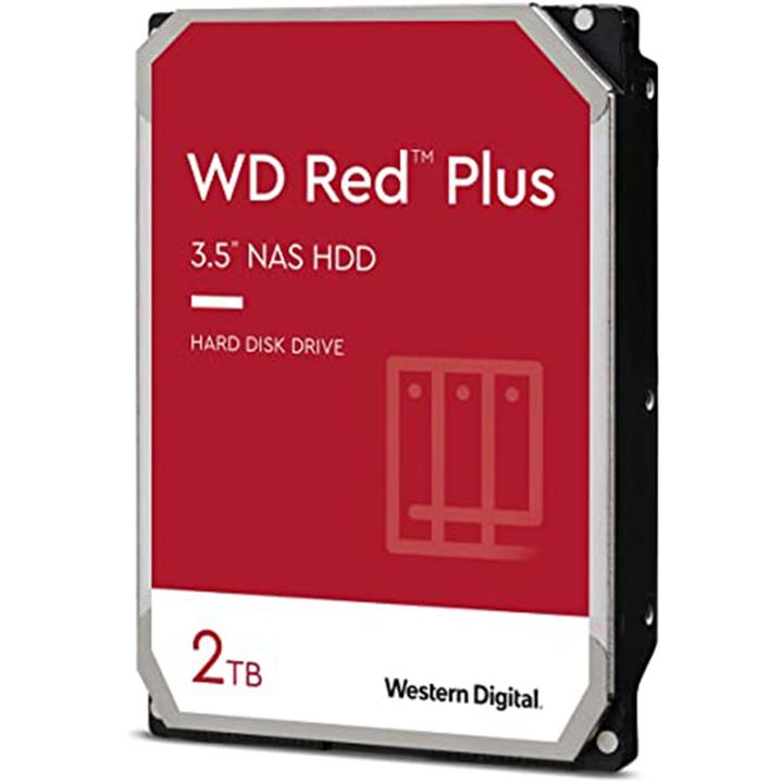 هارددیسک اینترنال وسترن دیجیتال مدل RED PLUS WD20EFZX ظرفیت 2 ترابایت HDD Western Digital 2TB WD Red Plus